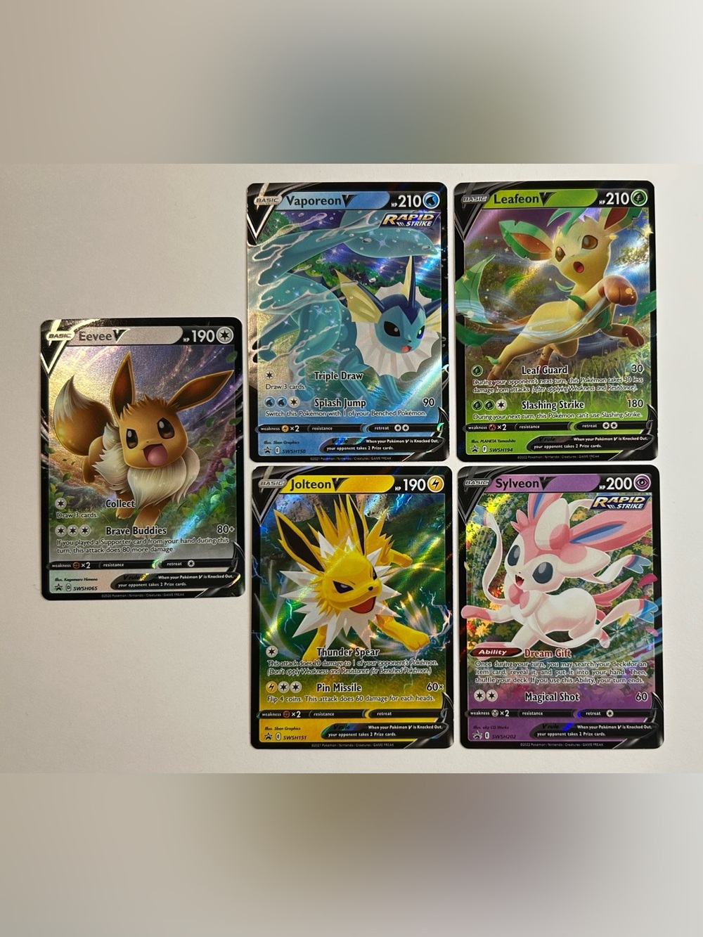 Eeveelution promo cards